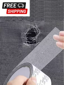1pcs 78.7in Window Screen Repair Patch Adhesive Fiberglass Mesh Hole Repair NEW - Picture 1 of 10
