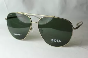 GAFAS DE SOL HUGO BOSS PILOTO DE AVIADOR *HB 1296/F/S AOZ/QT* NUEVAS Titanio - Imagen 1 de 6