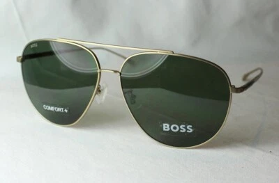 HUGO BOSS Occhiali Da Sole Pilota *HB 1296/F/S AOZ/QT* Nuovo Titanium - Immagine 1 di 4