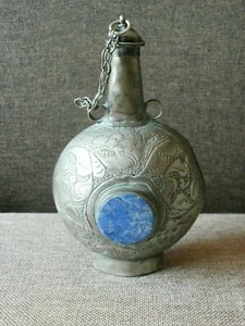 Silber Arabisch Islamisch/Nahost Parfüm Behälter/ Flakon, 18.-19. Jh. - Bild 1 von 12