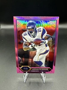 2023 TOPPS COMPOSITE TOPPS CHROME PINK ADRIAN PETERSON #38 - Picture 1 of 2