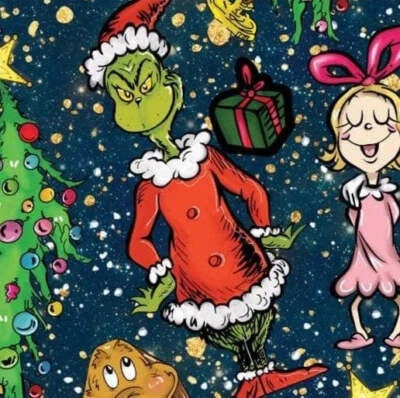 Leggings Grinch Max & Cindy Lou Super SUAVES Banda de Yoga Feliz Navidad OS Plus rts Foto 1 de 2