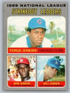 1970 Topps National League Strikeout Leaders Jenkins, Gibson, Singer #71 - Picture 1 of 2
