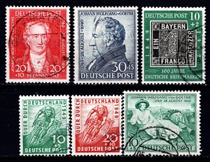 Deutschland Sc# B304-309 gebraucht6 CV 78 $ GTC17 - Bild 1 von 1