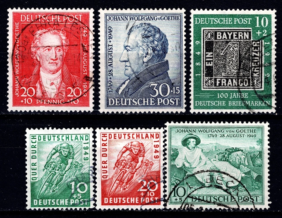 Germany   Sc# B304-309   Used6   CV $78       gtc17 - Image 1 of 1