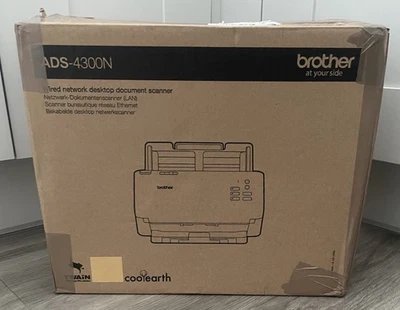 Brother ADS-4300N USB / Network  A4 Document Scanner *BNIB* - Image 1 of 2