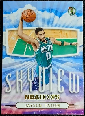 2022-23 帕尼 NBA Hoops Jayson Tatum 波士顿凯尔特人队 Skyview Foil SP #9 近乎完好-MT — 第 1/2 张图片