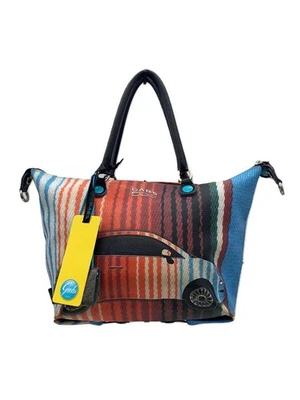 Gabsfiat Tote Bag 3-Way Pvc Red Collaboration Designer Handbag Shoulder Bag - Image 1 of 4