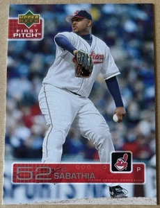 C.C. SABATHIA HOF 2003 UPPER DECK FIRST PITCH Card #62 NM-MT Condition - Picture 1 of 2