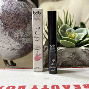 BDB BILLION DOLLAR BEAUTY LIP OIL BLUSHING EFFECT CLEAR TO PINK 3.5ml NIB (Td6) - Picture 1 of 2