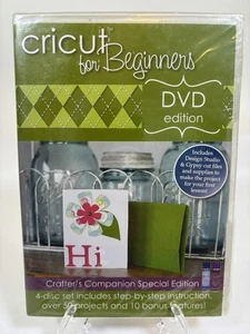 Cricut for Beginners DVD (4 Discs) 50 Projects Design Studio & Gypsy Cut Files - Picture 1 of 2