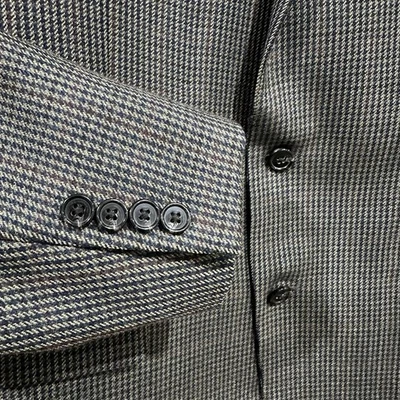 Chaqueta Blazer Lauren Ralph Lauren Para Hombre 44R 100% Lana Marrón Cabeza de Uñas Preppy Usada en Excelente Condición Foto 1 de 4