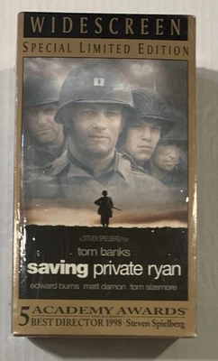 Saving Private Ryan 2-VHS Set Widescreen Limited Edition New Factory Sealed - Image 1 of 4