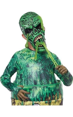 HAZARDOUS WASTE CHILD ZOMBIE FANCY DRESS HALLOWEEN COSTUME - Image 1 of 2