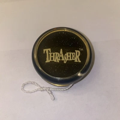 Yo-Yo 1998 Thrasher - 2 Real Sharks Teeth BLACK Vintage - Image 1 of 4
