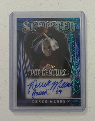 2025 Leaf Metal Pop Century Derek Mears Jason Scripted Autograph Auto #1/1 Card - Image 1 of 2