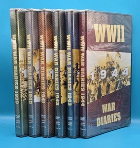 WW II War Diaries SET 1939 1940 1941 1942 1943 1944 (6 DVD SET) NEU T2 - Bild 1 von 7