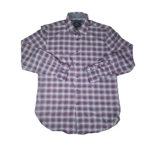 WRK Work Rest Karma Shirt Mens 17 Red 4-Ways Stretch Long Sleeve Button-Up - Picture 1 of 9