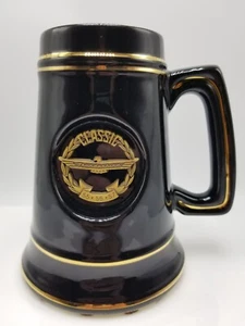 Taza clásica Ford Thunderbird 1955/56/57 negra con adornos dorados Stein RARA - Imagen 1 de 14