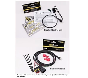 Kawasaki KLX300 2020 2022 Healtech Gear indicator Gipro GPXT + GPX-K02 RED - Picture 1 of 4