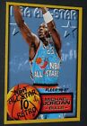 ALL STAR MICHAEL JORDAN 23 CHICAGO BULLS 1996-1997 NBA BASKETBALL FLEER CARD USA