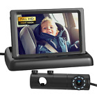 Baby Car Camera, HD Display Baby Car Mirror with Night Vision Feature, 4.3
