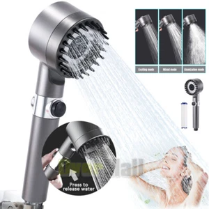 4 In1 High Pressure Showerhead Handheld Massage Shower Head with ON/Off/Pause - Picture 1 of 24