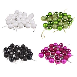 USA 96PCS Christmas Ball Xmas Tree Ornaments Hanging Baubles Shatterproof Decor - Picture 1 of 16