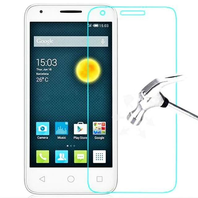 New Thin Clear LCD Tempered Glass Screen Guard Protector For Alcatel Pixi 4 (4) - image 1 of 1