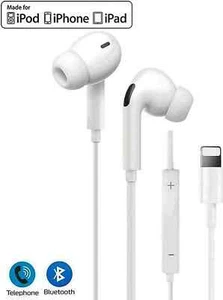 Wired Bluetooth Earphones Headphones For iPhone 13 Pro Max 12 11 XR 7 8 SE 13 14 - Picture 1 of 8