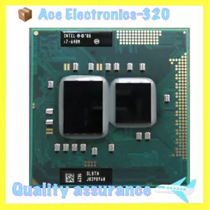 Intel Core i7-640M 2.8GHz 4M Dual-Core SLBTN Socket G1 Laptop CPU Processor - Picture 1 of 1