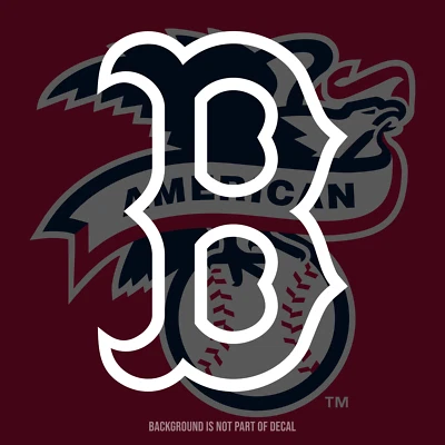 Boston Red Sox Monogram Vinyl Decal Sticker - Image 1 of 3
