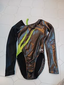 Used GK Elite Competitive Gymnastics Leotard Child Size AXS - Picture 1 of 2