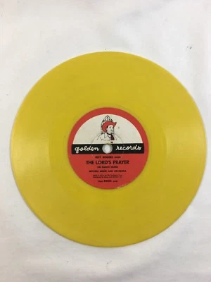 Dale Evans AVE MARIA b/w Roy Rogers THE LORD'S PRAYER Golden Records R240 6" LP - Image 1 of 4