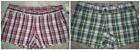 NWT Womans JIMMY'Z Plaid Shorts Green or Red 