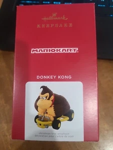 New in Box 2021 Hallmark DONKEY KONG Super Mario Kart Nintendo Keepsake Ornament - Picture 1 of 7