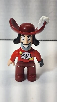 Lego Duplo Disney Captain Hook Pirate  Minifig  People Character Jake Neverland - Image 1 of 4