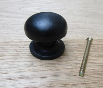 BURLINGTON MUSHROOM Cast iron vintage cabinet cupboard drawer knobs pull handles - Image 1 of 2