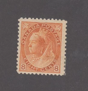 CANADA # 82 VF-MH 8cts NUMERAL Q/VICTORIA CAT VALUE $600 (KIM11) - Picture 1 of 1