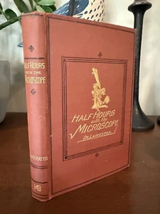 1877 - Half Hours with the Microscope by Dr. Edwin Lankester - Imagen 1 de 8