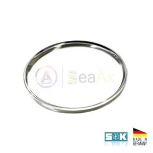 VETRO PLASTICA PER OMEGA SPEEDMASTER PZ5077 STERNKREUZ XAC-342.594 MADE GERMANY - Bild 1 von 2