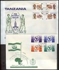TANZANIA 1980 FDC’s (x4) (ID:563/D29885)