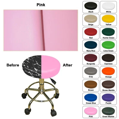 Round Vinyl Replacement Cover For HON TYPE Exam Stool - Doctor Office, Hospital - Image 1 of 4