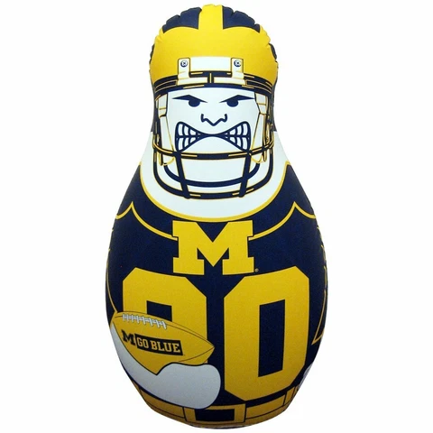 Michigan Wolverines NCAA Inflatable Tackle Buddy Punching Bag Cover