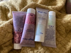 Gesicht Haare Körper Glitzer Set 4 Stück Körperbehaarung Gesicht 200 ml Total People Party Glitzer - Bild 1 von 5