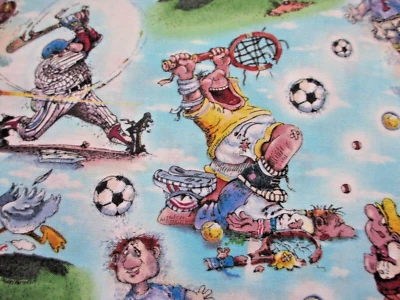 Gary Patterson DEPORTES Risa Fuera de Uso Tela de Algodón BTHY Foto 1 de 4