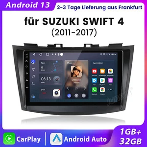 CarPlay Für Suzuki Swift IV FZ 2011-2017 9"Android13 Autoradio GPS NAVI BT5.0 FM - Bild 1 von 18