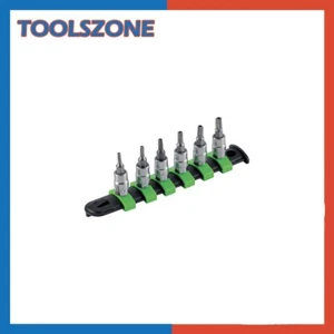 FG 147PT/S6 Set di bussole a 5 punte a stella da 1/4" PT10,PT15,20,25,27,30 - Picture 1 of 2
