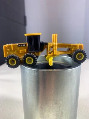 John Deere ERTL Yellow Black 1/50 Motor Grader Road Maintainer - Image 1 of 4