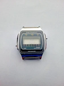 New Vintage Watch CASE Electronika 30353(5-206) Electronic Wrist Watch Soviet - Picture 1 of 6